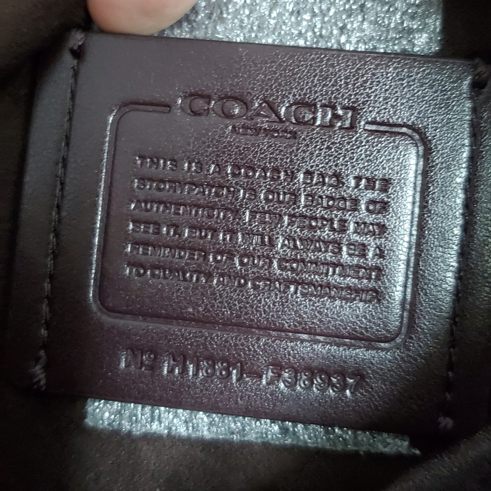 Coach Crinkle Metallic Cassidy Crossbody Rose Gold - Picture 7 of 7